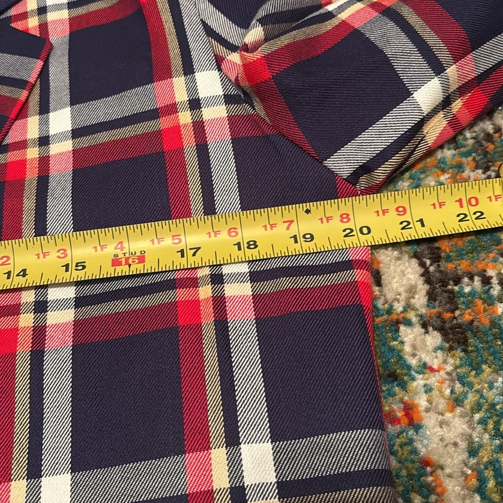 True Vintage Pendleton Plaid Single Breasted Blaz… - image 7